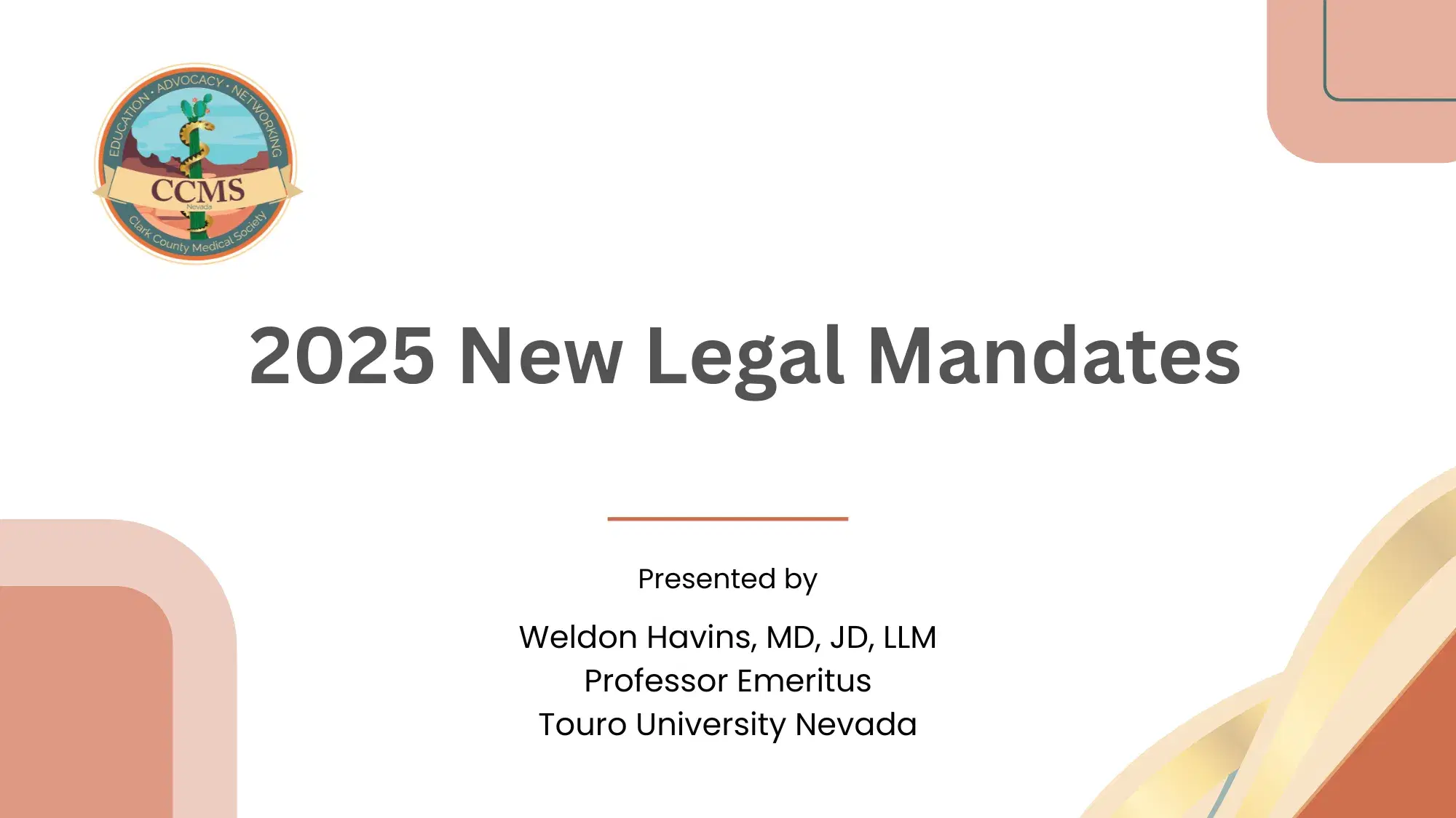 2025 New Legal Mandates